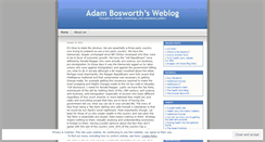 Desktop Screenshot of adambosworth.net